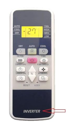 Image of 7-SAT Compatible with Hitachi Inverter AC Remote Original Suitable for Split & Window Ac with Backlight (Come with 2 AAA Batteries)