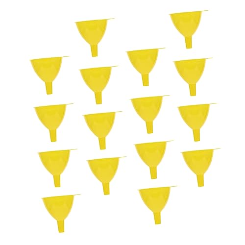 FUNOMOCYA 60mm Wide Mouth Filter Funnels 16pcs Laboratory Plastic Filling Funnel