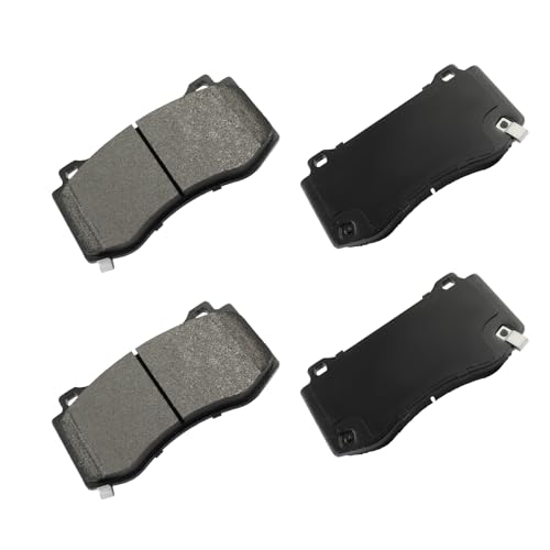 Image of cciyu D1298 Front Metal Disc Brake Pads Kit For Chrysler For 300 2005-2010 2012-2014,For Dodge For Challenger 2008-2023,For Charger 2006-2010 2012-2023,For Magnum,For Jeep For Grand Cherokee