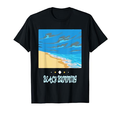 Beach Bumming Cool Funny Beach Vacation Designs Presente Camiseta