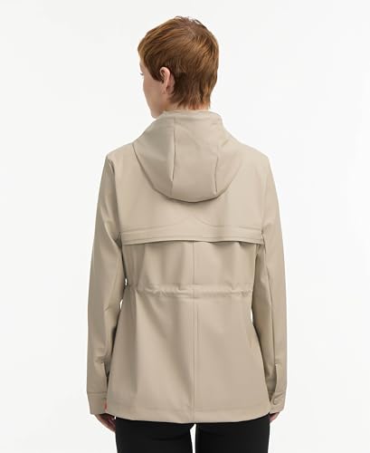 Hunter Women's Abbey Short Rubberized Rain Jacket2