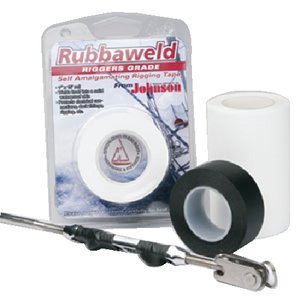 Cinta Rubbaweld Boot Tape para proteger y renovar la línea de flotación blanca