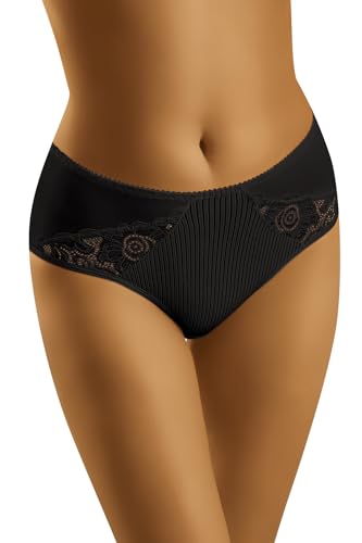 Wolbar Classic Female Panties WB454, Black,L