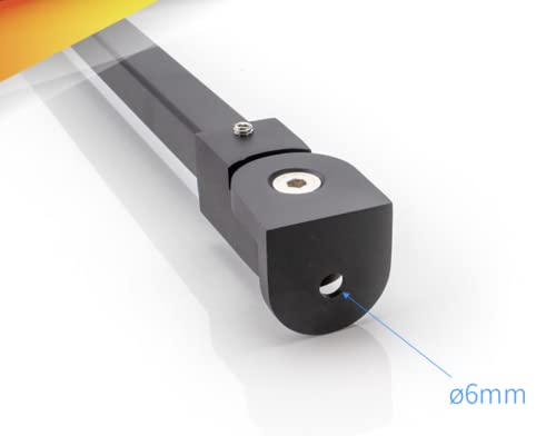 40Cm/15In Wall-To-Glass Support Arm, Frameless Shower Door Fixed Panel Glass-To-Wall Support Bar For 1/4" 5/16" 3/8" Or 6Mm 8Mm 10Mm Thick Glass, Matte Black Stainless Steel #TOP3