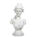 Hosley Victorian Style Figurehead Sculpture 15 Inch High: Antique White Retro Vintage Aged Finish, Art Bust Sculpture. Personalize & Decorate for Wedding, Home, Party Craft Spa, Meditation, Bath O8