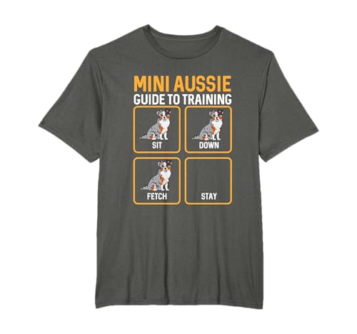 Mini Aussie Guide To Training Miniature Australian Shepherd T-Shirt