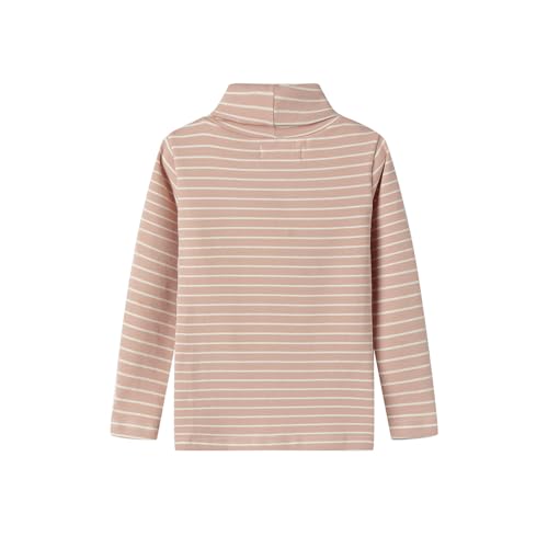 Image of Mud Kingdom Little Girls Long Sleeve Tee Shirts Soft Turtleneck Layering Pullover Slim Stretchy Tops