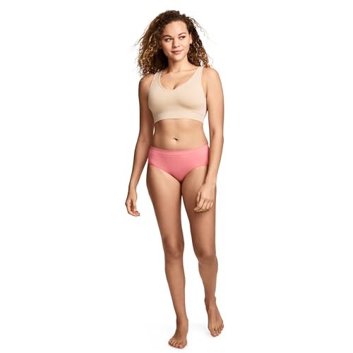 Jockey Women's Underwear Seamfree Hipster, Coral Pink, S - image 4