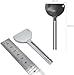 2Pcs Silver Stainless Steels Metal Tube Squeezer Keys Salon Toothpaste Tube Squeezers Toothpaste Roller, Rolling Toothpaste Squeezer, Bathroom Safety, Aids and Accessories, Toothpaste Squeezer