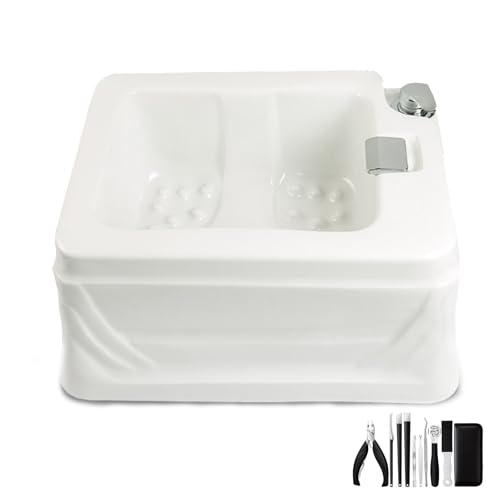 Masajeador spa de pies acrílico portátil con masaje
