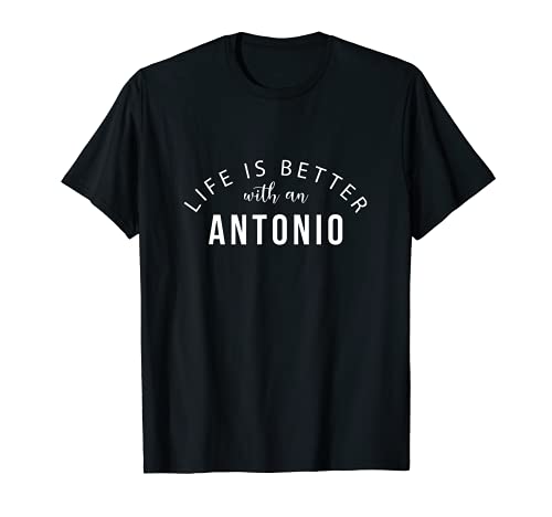 La vida es mejor con un humor divertido de nombre de Antonio Camiseta