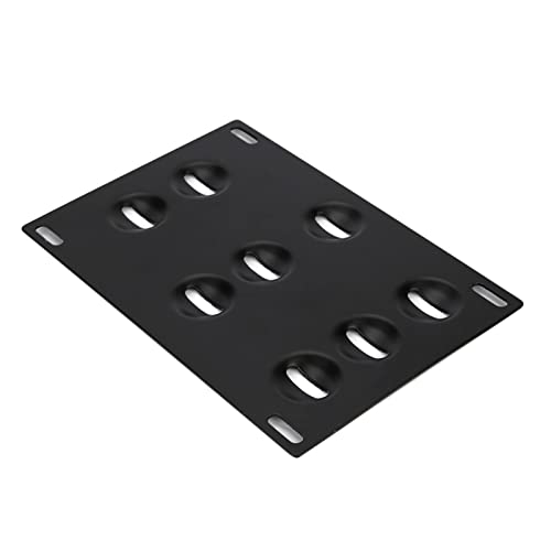 Soporte de matrícula para parachoques delantero con gancho de remolque 7
