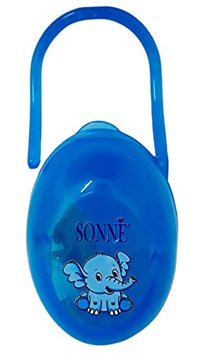 Porta Chupeta Sonne - ELEFANTE C/1 unidade, Sonne, Azul