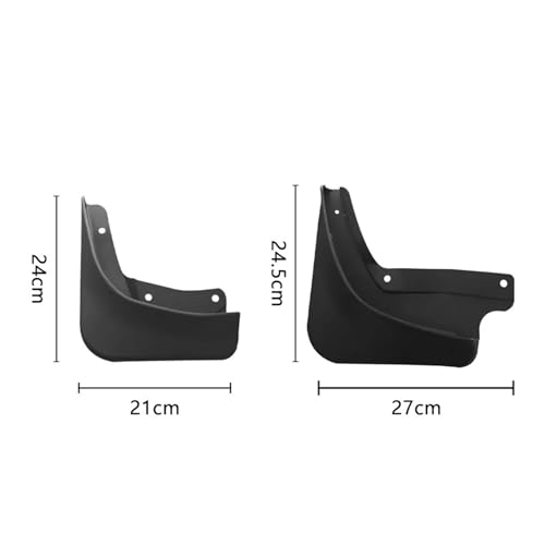 Garde-boue pour Tesla Model 3 2024 protection de pneu noire