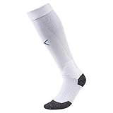 Calcetines de fútbol Puma Liga Socks Calcetines, Unisex adulto, Blanco (Puma White/Electric Blue Lemonade), 35-38 (Talla de fabricante: 2)