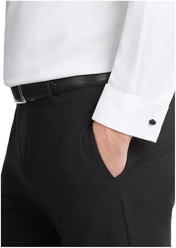 Michael Kors Men's Dress Shirt Comfort Stretch French Cuff Regular Fit3