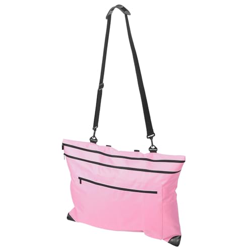 LALAFINA Art Supply Carrying Case Waterproof Artist Portfolio Case - Art Portfolio Carry Case Bag Drawing Painting Sketching Boards Bag Artist Shoulder Bag Art Supplies for Men Women Pink