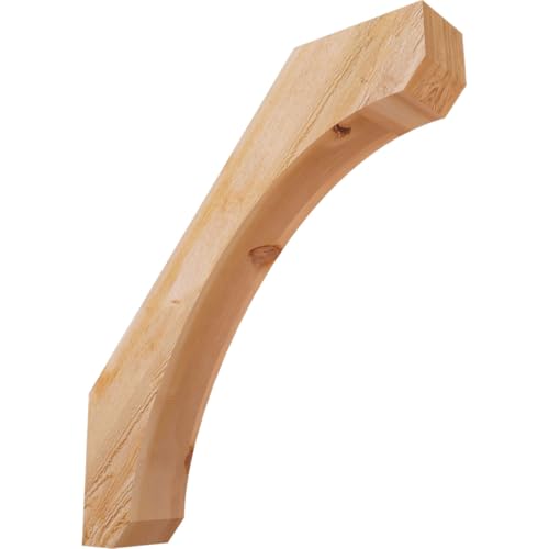 Ekena Millwork BRC06X32X36LEC00RWR 6"W x 32"D x 36"H Legacy Rough Sawn Knee Brace, Western Red Cedar