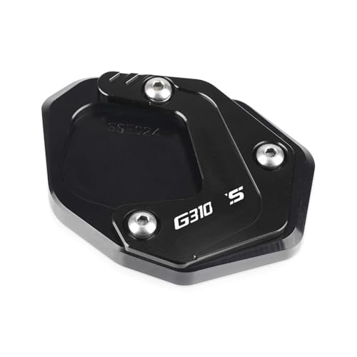 Plaque d'agrandissement de béquille en alu usiné pour moto BMW G 310GS 2018-2021