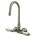 Kingston Brass CC73T8 Vintage Leg Tub Filler, Satin Nickel