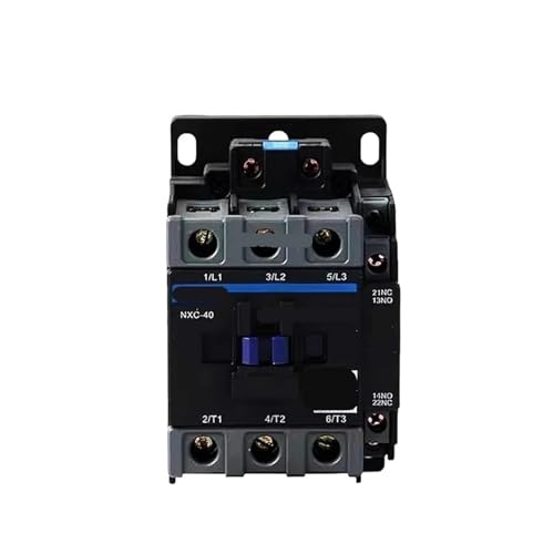 Contacteur triphasé 40A NXC-40 haute durabilité mécanique bobine 380V rail DIN