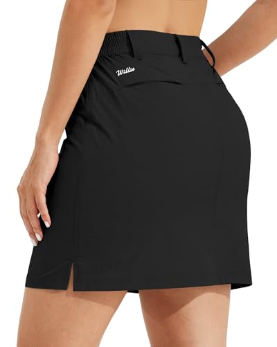 Willit Women's Skorts Golf Casual Skort Skirts UPF 50+ Quick Dry Zip Pockets Outdoor Hiking - Image 5