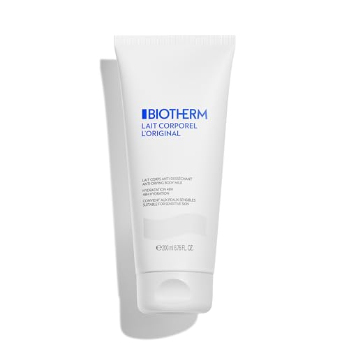 Biotherm Lait Corporel L'Original, feuchtigkeitsspendende Körperlotion mit Life Plankton für geschmeidige Haut, sanfte Körperpflege mit zartem Duft für hydratisierte Haut, 200 ml