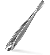 2 in 1 Nagelhautzange Hautzange, Professionelle Nagelhautschneider, Edelstahl Nagelzangen, Kleine...