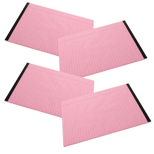 Carnet rose ligné à feuillets détachables pour notes faciles Mobestech