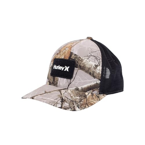 Hurley Casquette Hommes style camouflage Real Tree Trucker pour le soleil et sorties outdoor