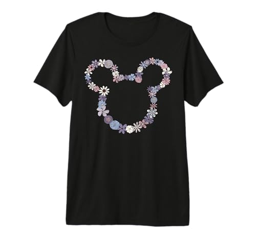 T-shirt Mickey Disney floral ideal pour vos journees a Disneyland Paris