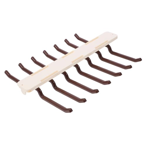 SOESFOUFU Adhesive Sliding Rail Pants Rack Pull Out Closet Organizer for Trousers Lightweight Sturdy Design Easy Installation No Tools Required for Closet Storage