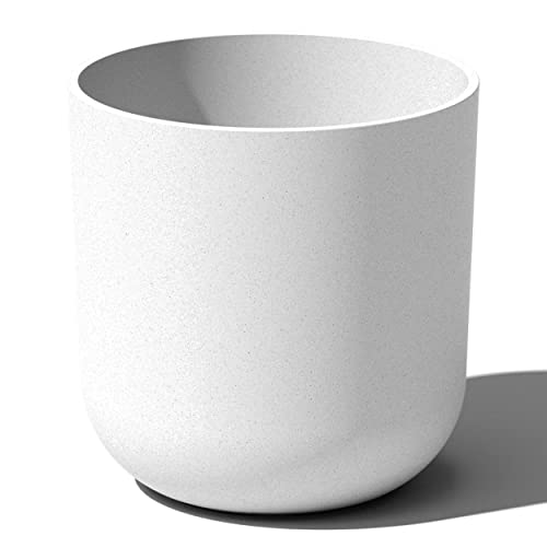 Veradek Round Lima Plastic Planter Pots for Indoor/Outdoor Garden Use,