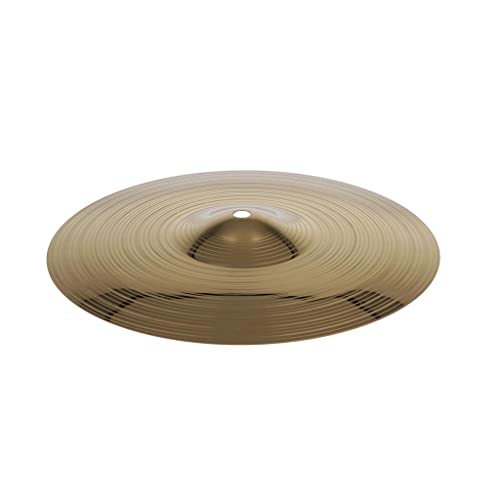FAKEME 1 peça de pratos de liga de 30,48 cm para bateria, dourado