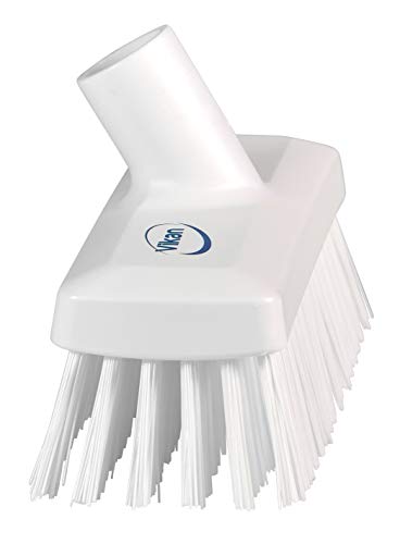Vikan Compact Wall/Deck Scrub - Hard - White, 7042 - Image 2