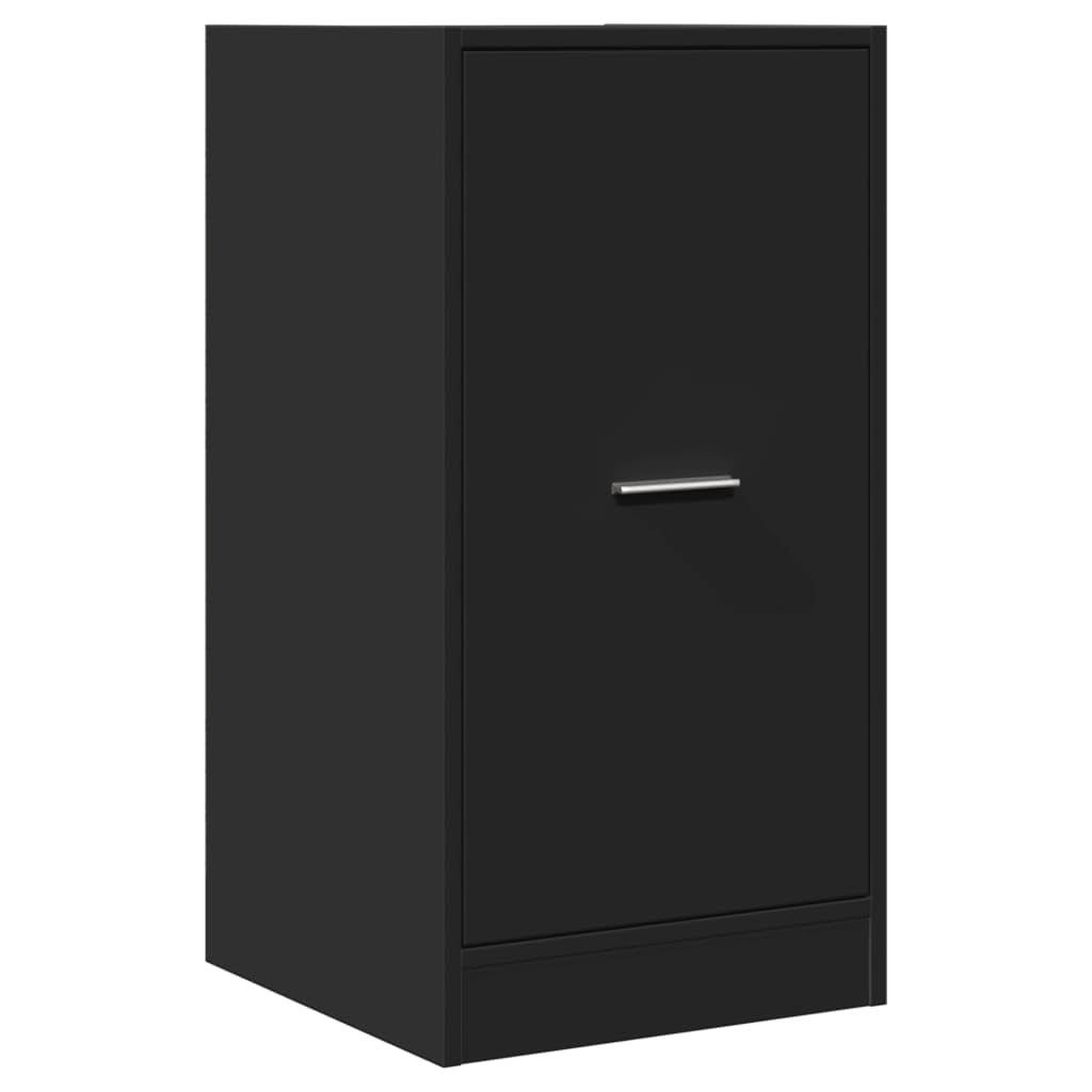 ShGaxin Szafka apteczna czarna 40 x 41 x 77,5 cm z płyty wiórowej, szafka apteczna, wyposażenie apteki, meble do szafy, meble biurowe-855188
