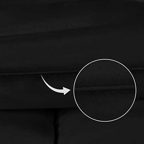 Utopia Bedding Duvet 200 x 220 cm, 370 GSM Warm Duvet, White Blanket with Corner Tabs (Black)