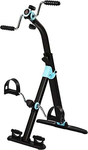 Pedalera eléctrica portátil para ejercicios de rehabilitación miniatura 1