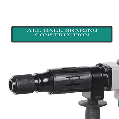 Image of Suzec Power Action Power Action Machine Demolition Breaker 1200W 220-240V, 50Hz, Impact Rate: 2900 /min and Force: 15J with SDS HEX (DB1200, Green)