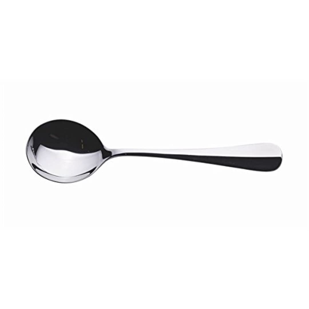 Genware NEV-SS-BA Baguette Soup Spoon, 18/0