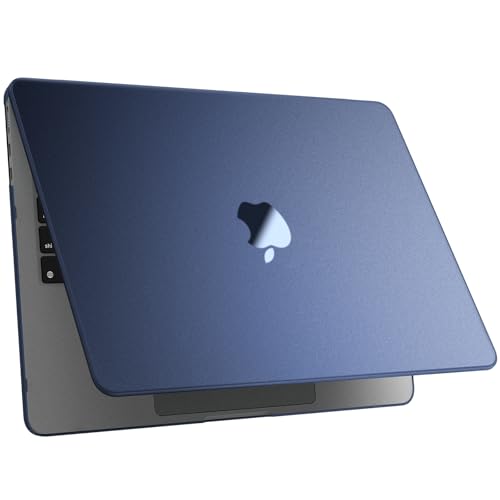 Image of Soonjet Luxe Chroma for MacBook Pro 14 inch Case | M5 M4 M3 M2 M1 Pro /Max 2026-2021 | Midnight Blue Clear | Protective Hard Shell Laptop Cover