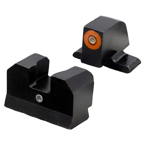 XS Sights F8 Night Sight for Pistols, Fast Acquisition, Wide U-Notch Rear Sight, High Visibility, Easy Alignment, Fits Sig P320, P365, P225, P226, P229, Springfield Hellcat (Not OSP),XD, XDM & XDS Cover