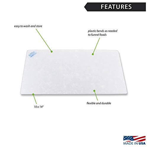 Tabla de Cortar Flexible de Plástico Blanca Rectangular miniatura 2