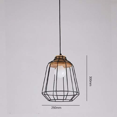 Lámpara colgante industrial para salón y dormitorio de diseño vintage 7