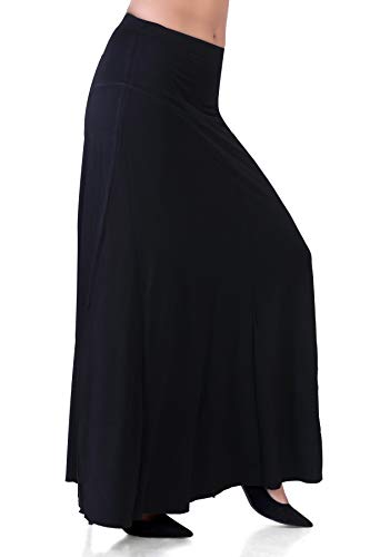 Image of Sports Women's Classical Flared Long Maxi Skirt