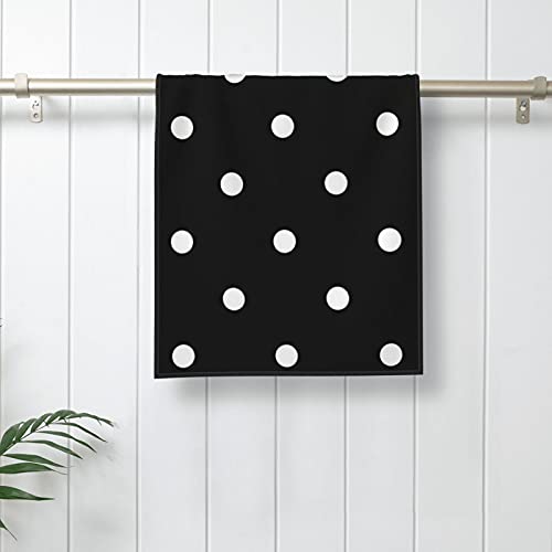 Xwqwer Polka Dot Hand Towels 27.5 X 12 In Ultra Soft Highly Absorbent, Home Decor Dish Guest Towel Multipurpose For Bathroom Kitchen Gym Hotel And Spa #TOP4
