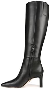 Sam Edelman Sylvia Knee High Boot Black Leather 9 Medium