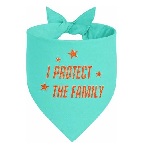 I Protect The Family Dog Bandana (Large)