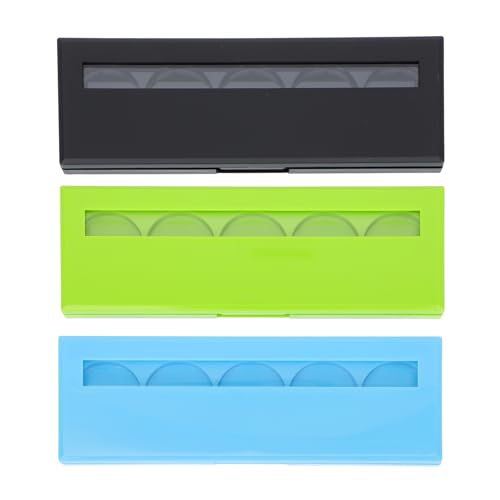FOMIYES Empty Eyeshadow Palette Eye Shadow Palette Cosmetic Pan Make Up Container Pallets for DIY Cosmetics Supplies 3Pcs