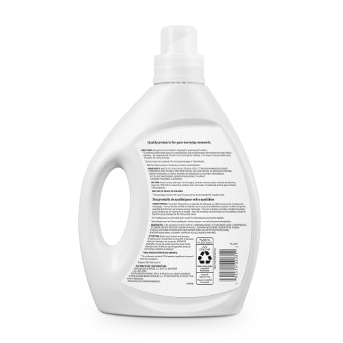Image of Amazon Basics Concentrated Liquid Laundry Detergent, Clean Linen, 110 loads, 82.5 Fl Oz, Packaging May Vary